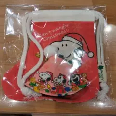 未開封　スヌーピー　ミニブーツ巾着＆ミニ帽子セット