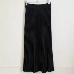 美品 FRIFUL 黒プリーツスカート Mサイズ ロング丈