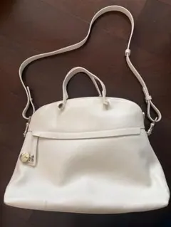 FURLA パイパーショルダーバッグ　2wayホワイト