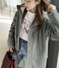 美品　訳あり　classical elf ボアライナー付きマウンテンパーカー　黒