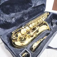 ソプラノサックス カーブド ノーブランド良品 演奏良好、スタンド付き