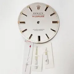 P㉔ROLEX ミルガウス 0.2秒刻み 初期 ダイヤル+針 - メルカリ