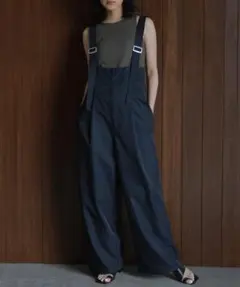 【cft.】シフト シンプル ナイロンサロペットのサムネイル