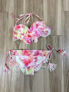 フラワープリント セパレート水着 Mサイズ