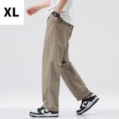 メンズ　イージーパンツ　薄手　ワイドパンツ　ストレート　ストレッチ　カジュアル