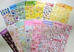 新作 キャンドゥ サンリオ キャラクターズ 箔押しシール コンプ 14点セット