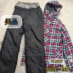 【美品✨VAXPOT✨M】スキー スノー スノボ ウェア セットアップ 上下 VAXPOT スキーウェア スノーボードウェア キッズ ジュニア 上下