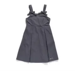 JENNI love リボン付き　タックフレア　ジャンパースカート　ワンピース