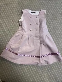 BeBe ピンク ジャンバースカート 110