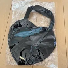 heve ノベルティハートバッグ　ブラック