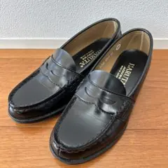 美品 HARUTA ハルタ ローファー 黒 22cm EE DJUD 4514