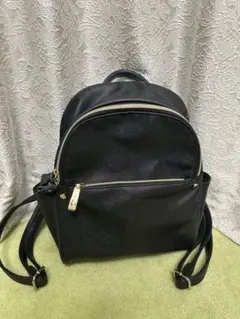 ブラック リュックサック passage mignon
