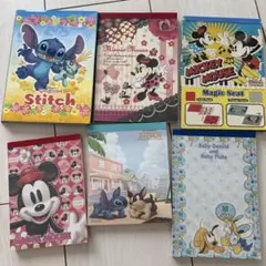 ディズニー メモ帳セット スティッチ ミニー
