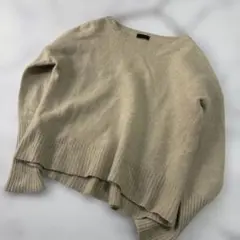 ✨美品✨5GCNラクーンクルーネックニット　アパートバイローリーズ F ベージュ