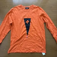XLARGE オレンジ 長袖カットソー L