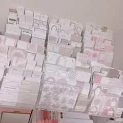 紙モノ コラージュ素材 海外作家 デザペ 人物ステッカー まとめ売り