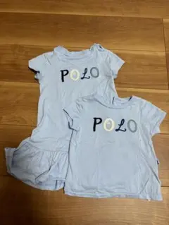 【値下げ】ポロラルフローレン　ワンピース&Tシャツセット