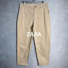 ZARA カジュアルパンツ ロールアップ size38 ベージュ