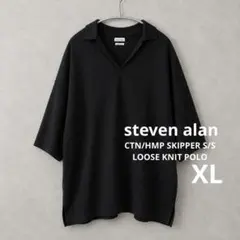 steven alan コットンヘンプスキッパーニットポロのサムネイル