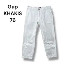 Gap KHAKIS カジュアルパンツ　チノパン　カラージーンズ　白　７６