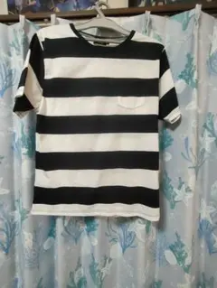 ZIPFIVE　半袖ボーダーTシャツ　Mサイズのサムネイル