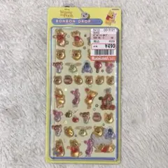 正規品　プーさん　ディズニー　ボンボンドロップシール