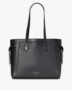 極美品 kate spade トートバッグ レザー ブラック ノットラージ 2025年最新】ノットラージショルダーバッグの人気アイテム - メルカリ