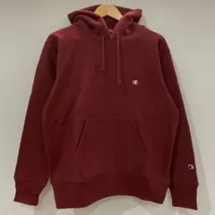 Champion Lサイズ バーガンディーフーデッドスウェット C3-Y133