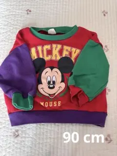 ミッキーマウス トレーナー 90センチ しまむら