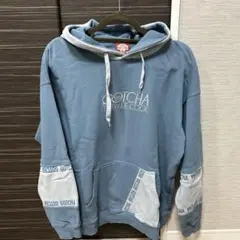 GOTCHA ブルー フード付きパーカー Lサイズ