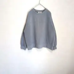 BEAMS HEART　ゆったり 裏起毛　スウェット　トレーナー　ライトブルー