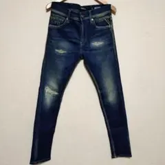 REPLAY ダメージ加工 スキニーデニム