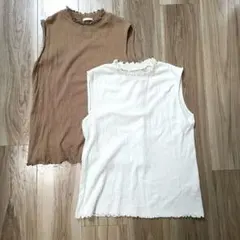 GU　レディース　タンクトップ　トップス