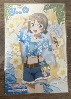 ラブライブ THEキャラCafe ブロマイド Aqours 渡辺曜