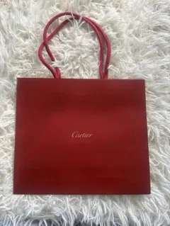 Cartier 赤 ショッピングバッグ 2個セット | Mercari