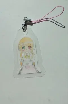 オリジナルキャラクター　アズミのラミネートストラップ