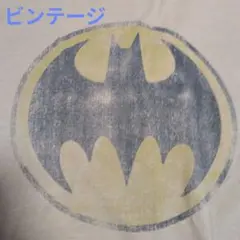 バットマン ロゴ Tシャツ M オレンジ90s1992年ビンテージロゴ