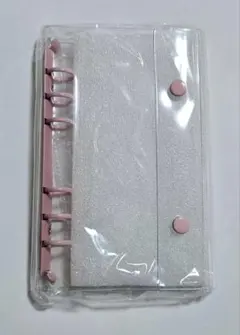 透明 ピンク リフィルケース シール帳 A6