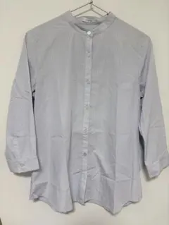 Honeys ストライプシャツ 七分袖