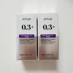 アヌア　レチノール0.3　ナイアシンリニューイングセラム　30ml ２個セット