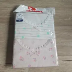 新品　ミキハウス 半袖　肌着 140サイズ 2枚セット