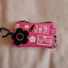 Mary Quant フラワー柄小物入れパスケース