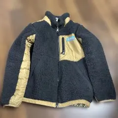 Columbia ボアフリースジャケット リバーシブル キッズ M 10/12