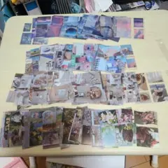 100枚PETシールステッカー風景・食べ物・自然・空重複デザインなし