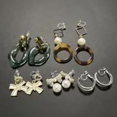 金属アレルギー対応イヤリング★セット