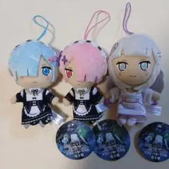 リゼロ　Re:ゼロから始める異世界生活　ぬいぐるみマスコット　　まとめ売り