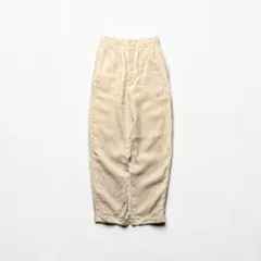 極美品 90s リネン混 極太 ワイドパンツ スラックス イージーパンツ 