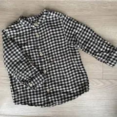 お値下げ☆ザラベイビー zara baby チェックネルシャツ　トップス80cm
