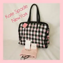 【未使用】Kate Spade チェック柄ショルダーバッグ