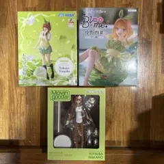五等分の花嫁　中野四葉　フィギュア　3点セット